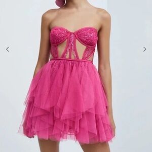 For Love and Lemons Rosario Mini Dress